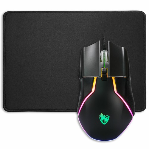 RGB Gaming Mouse - for PC PS4 Xbox One - Wired USB - Adjustable 500 to 6400 DPI - Picture 10 of 11