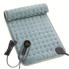 Electric Heating Pad For Back Pain Cramps Relief 6 Heat Settings Auto Shut-Off