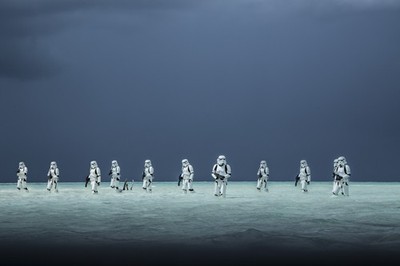 Star Wars rogue one a story stormtrooper imperial Custom Gaming Mat Desk 2386