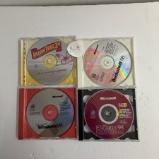 Vintage Microsoft Software Lot Windows 98 Enc...