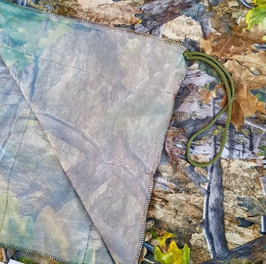 AUSCAMOTEK 3D Leafy Camo Netting, See-Through Camouflage Mesh w/ Realistic...215 - Image 2 of 4