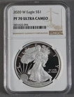 2020 W American Silver Eagle NGC PF70 Ultra Cameo