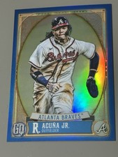 Ronald Acuna Jr 2021 Gypsy Queen Chrome Box Toppers “Blue” Refractor Card #68/99