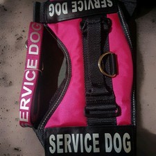 Service Dog Vest Pink Size Medium