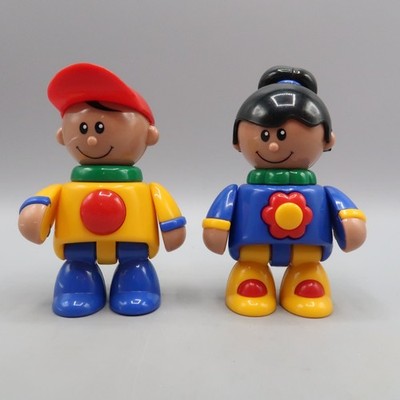 TOLO First Friends Poseble and Click Figures Boy and girl  Lot Of 2 6 inch