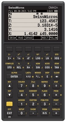 SwissMicros DM42n Precise Programmable RPN Calculator - HP-42S Clone
