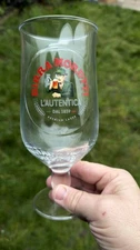 Birra Moretti Stem Glasses x 2 Brand New Latest Style / Design - Pint 20oz M25