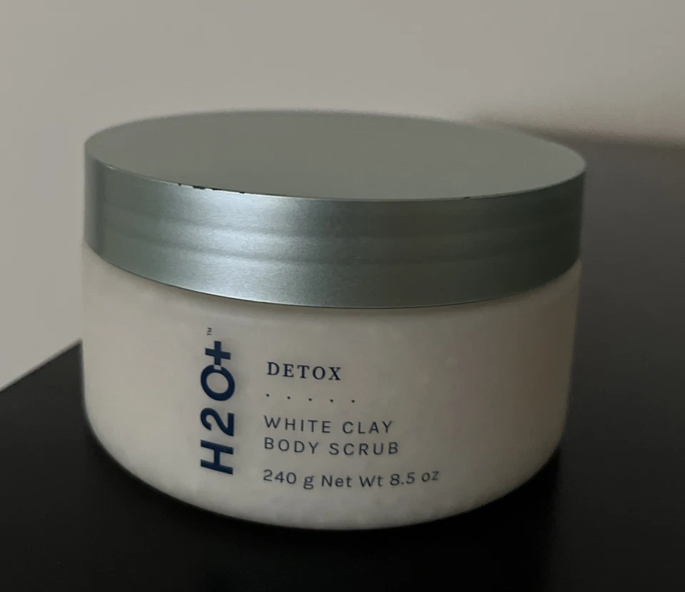 H2O+ 排毒白色粘土身体磨砂膏 8.5 盎司 - 请参阅说明 — 第 2/4 张图片