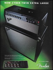 2002 Fender Cyber-Twin XL amplifier advertisement 8 x 11 amp ad print