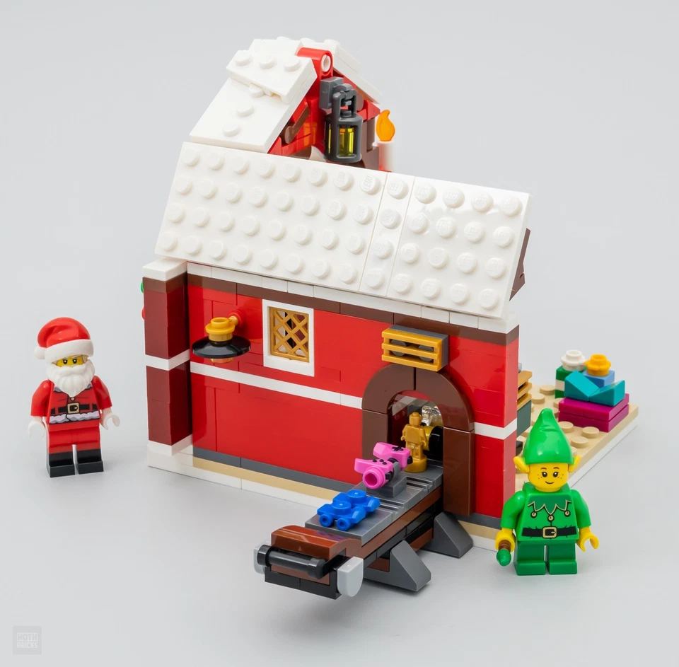 LEGO 40565 Christmas Santa's Workshop - Set Esclusivo Natale - Nuovo Sigillato - Immagine 4 di 4