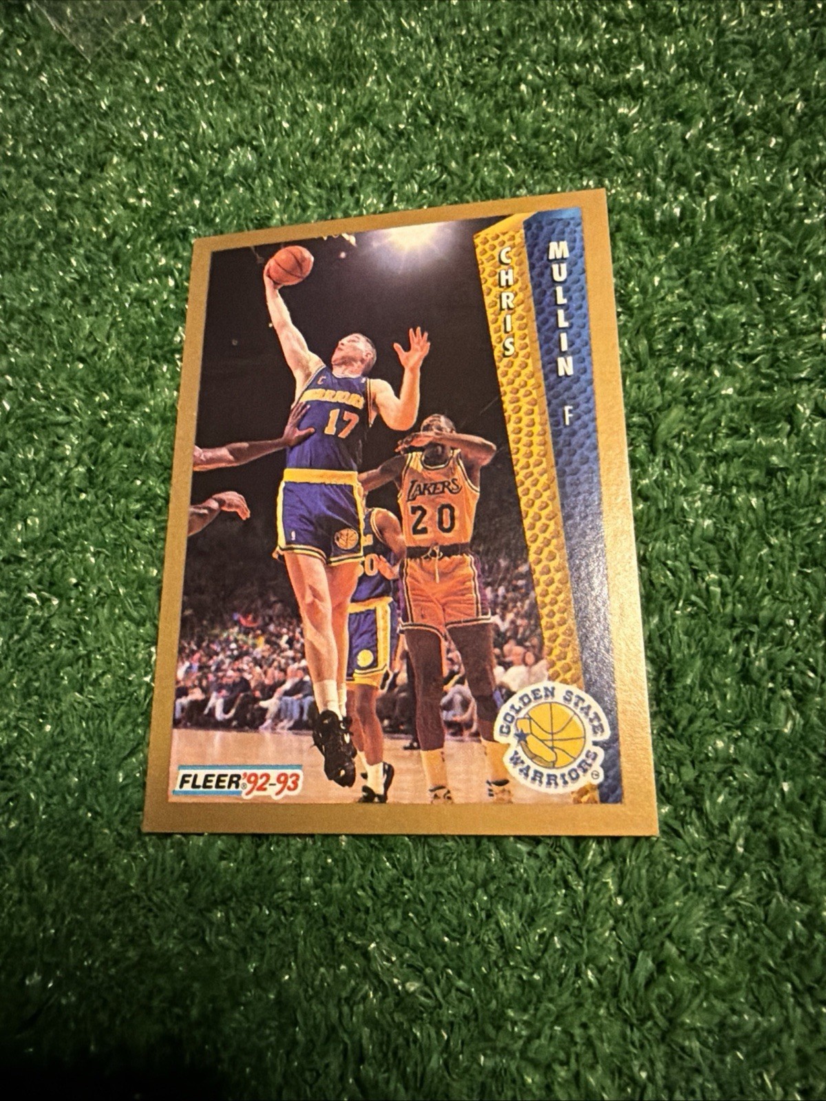 1992-93 Fleer Chris Mullin #77 Golden State Warriors AS1