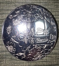 Gucci Round Flora Double Compact Mirror New In Box Perfect