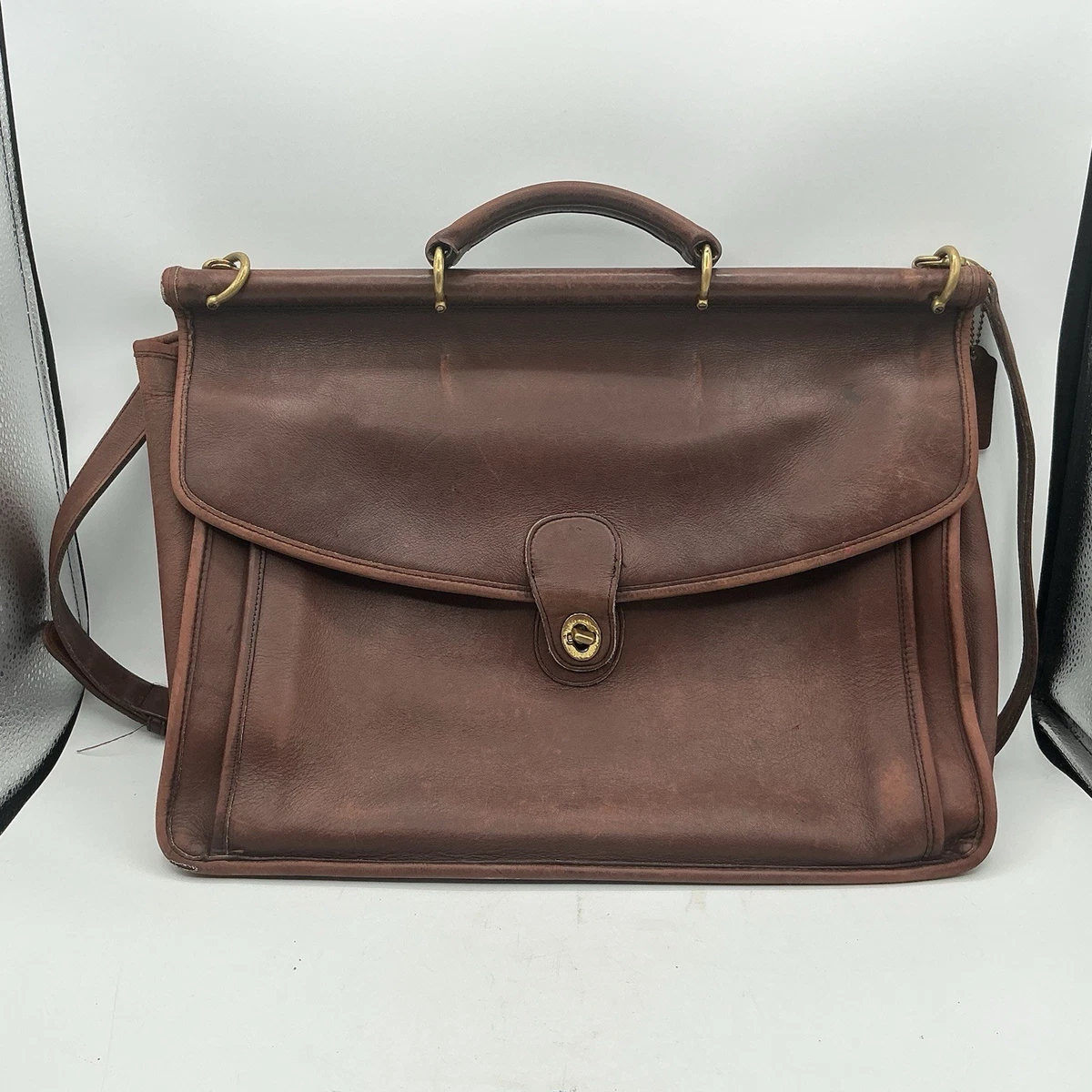 Brown Coach Messenger Bags for Men for sale | eBay