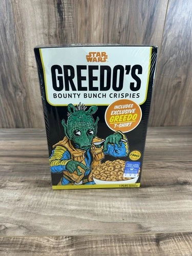 Funko POP! Star Wars Greedo's Bounty Bunch Crispies Cereal Large T-Shirt Chase