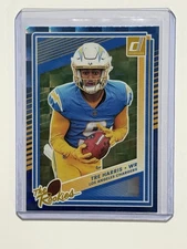 2025 Panini Donruss The Rookies Color Match Tre Harris RC Blue Foil