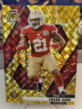 2025 Panini Mosaic #137 Frank Gore Mosaic Reactive Yellow