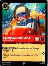 ADORABEEZLE WINTERPOP - ICE ROCKET RACER 116/204 C LORCANA NM 6 ROMERO