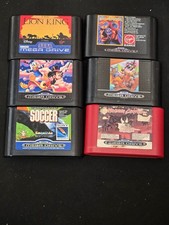 6 x Sega Mega Drive Games Bundle Cartridges Only