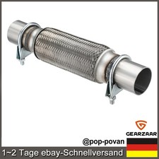 Flexrohr 50x200/320mm passt für Opel Universal Satz 1x Edelstahl ohne Schweißen