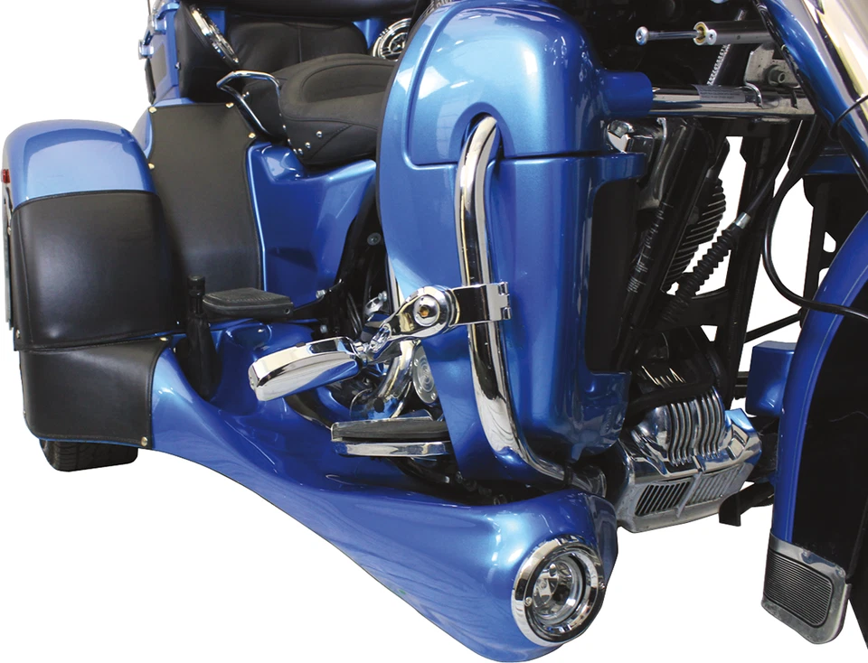 Sujetadores guardabarros interiores de vinilo negro Motor Trike 2009-2024 Harley Tri Glide FLHTCUTG Foto 2 de 4