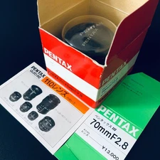🍙Mint w/Box🍙 Pentax Pentax-110 70mm f/2.8 Telephote MF Lens from Japan