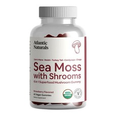 Mousse De Mer Bio Avec Champignons Super Aliment 60 Gummies