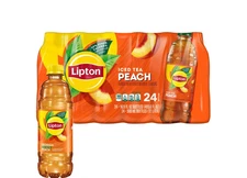 Lipton Peach Iced Tea 16.9 oz Bottles – 24 Pack Refreshing Flavored Tea