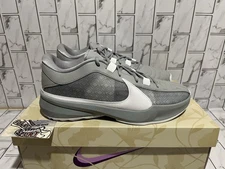 New Nike Zoom Freak 5 TB Basketball Shoes Giannis Grey White Mens Kobe KD Jordan