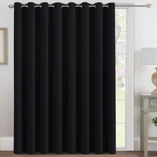 Blockout Curtain Extra Wide Blackout Curtain Draperies for Bedroom/Living Room/S