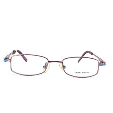 Unbranded KM0003 Red Rectangular Full Rim Kids Eyeglasses Frame 42[]16 125 mm