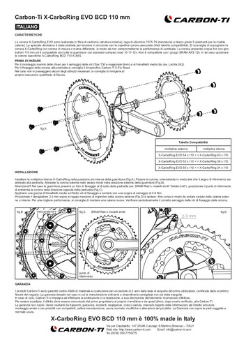 Carbon-Ti X-CarboRing EVO BCD110x5 Chainring (THM Clavicula SE or Quarq Dzero) - Afbeelding 13 van 29