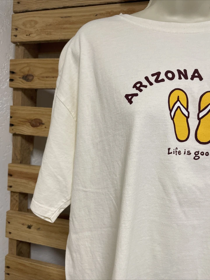 NEW Life is Good Blue 84 Arizona State University T-Shirt Men's Size Large KG - Image 3 of 4