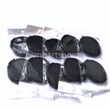 50pcs 43mm Snap-on Front lens cap for Sony Nikon Pentax Olympus fuji side pinch