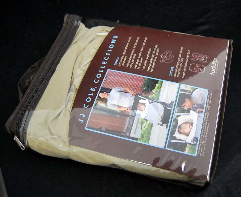 JJ COLE LEICHT Fußsack KINDERWAGEN Kindersitz REGEN WIND Sonne verstellbar BA-44