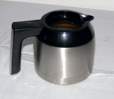 Ambiano MD18458 Ersatz Edelstahl Thermoskanne 1,2L Kaffeemaschine Griff Edelstha