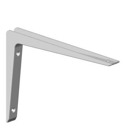 18133-00194= 2x Alu Metall Konsole Bea 200x250 mm weißalu Element System Winkel