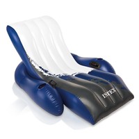 Floating Recliner Inflatable Lounge Swimming Pool Swim Beach Chair Raft Cup Play Floating Recliner Inflatable Lounge Swimming Pool Swim Beach Chair Raft Cup Play