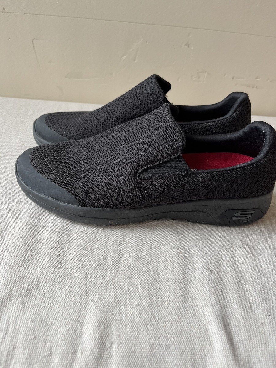 Skechers 77275 BLK 10 Relaxed Fit Slip Resistant Air-Cooled