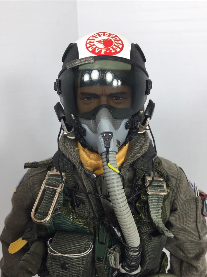 1/6 BBI US NAVY F-14 VF-1 "TOP GUN" MODERN FIGHTER PILOT +STAND DID DRAGON 21 - Image 2 of 4