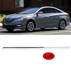 Chrome Molding Garnish Left Driver Side Fender Trim For Hyundai Sonata 2011-2014