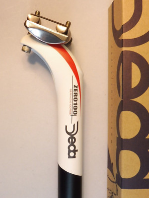 Deda Zero 100 Matt.  Weiße ( 2013 ) Sattelnadel - 27,2 mm - NOS Fahrrad