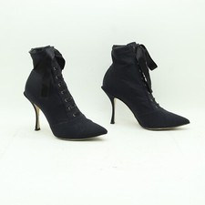 DOLCE&GABBANA Stivaletti Usate Numero EU 37 (Cod.CS1848) in Tessuto Blu