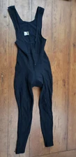 GSG XS Cycling Bibtights Vintage Italy 22" 13.5" Thermal Black Fleece