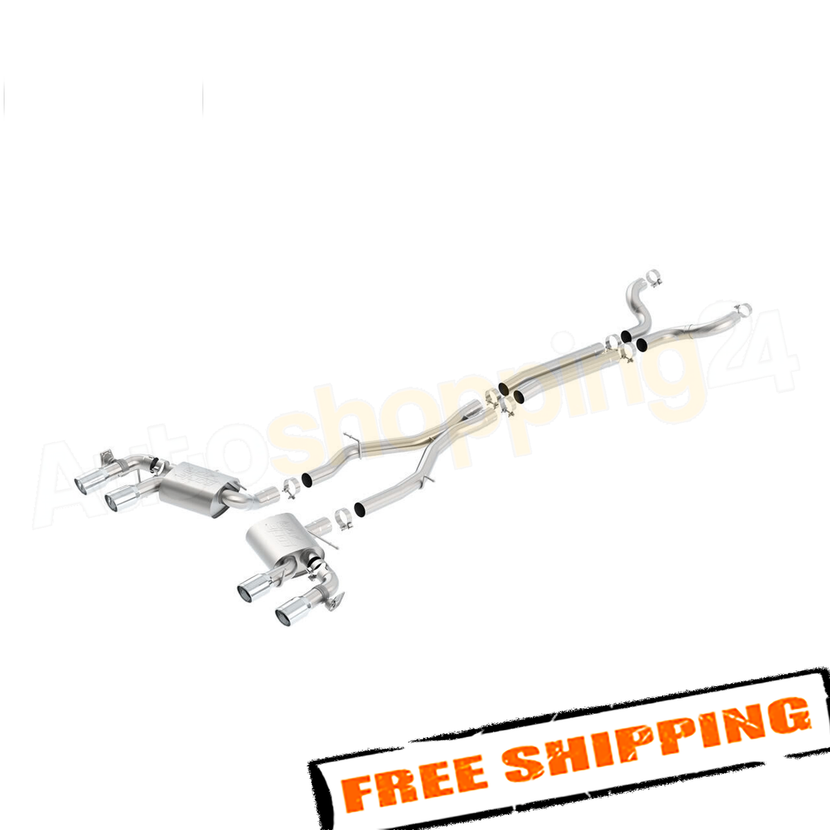 Borla 140727 ATAK Catback Exhaust for 2017-2023 Chevrolet Camaro