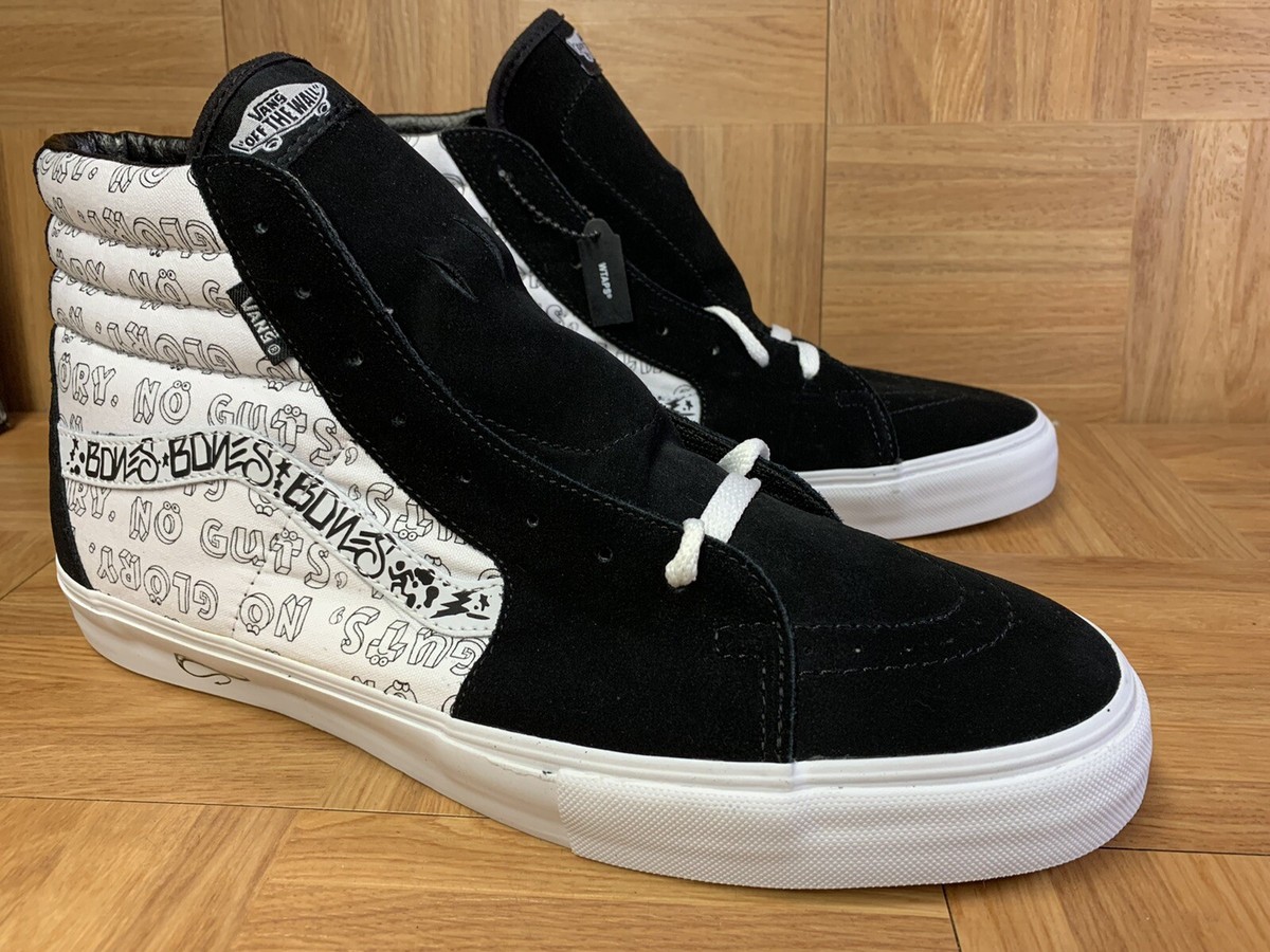 NEW🔥 VANS Sk8-Hi Original S WTAPS Crossbones No Guts No Glory Sz