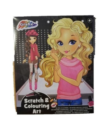 Kratzbilder mit Stift Model Scratch Art Kratzen & Malen 24 Bilder