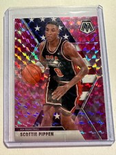 K30,069 -  2019-20 Panini Mosaic Mosaic Pink Camo #256 Scottie Pippen