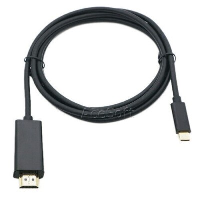 6Feet Type C USB to HDMI HD TV Cable Adapter for Samsung Galaxy Note 20 Ultra 5G