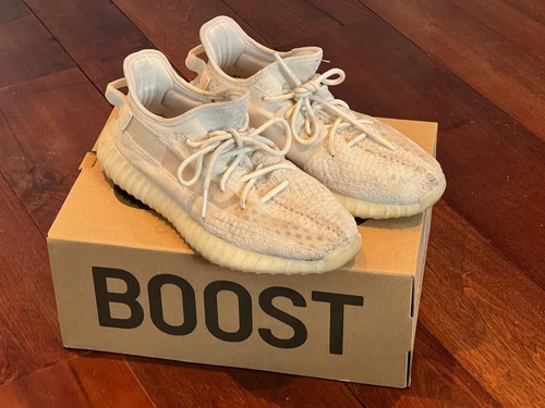 Adidas yeezy boost 350 v2 - Bone (White) - Uk 9/EU43.3 - Used GC max 100 wears