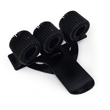 Triple Metal Pen Holder with Pocket Clip Ideal for Nurses Pack of 3 Black